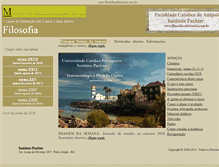 Tablet Screenshot of filosofiaadistancia.com.br